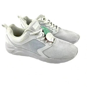 White Casual Lace Up Training Shoes Sz 9.5‎ Comfortable Women's Uniform